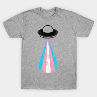 Gaylien Transgender Pride UFO T-Shirt